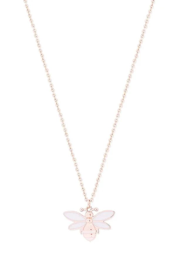 Tipperary Crystal Jewellery Bee Pendant In Rose Gold* Her
