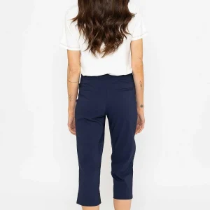 Kelly & Grace Weekend Bengaline Crop Pant In Navy*Women Jeans & Trousers