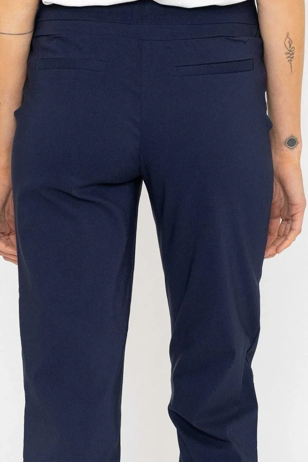 Kelly & Grace Weekend Bengaline Crop Pant In Navy*Women Jeans & Trousers