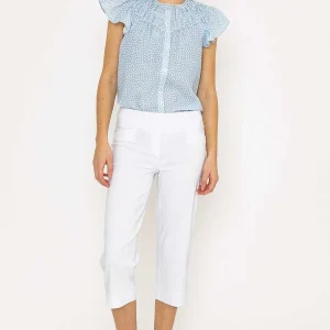 Kelly & Grace Weekend Bengaline Crop Pant In White*Women Jeans & Trousers