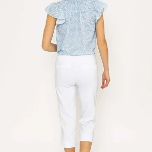 Kelly & Grace Weekend Bengaline Crop Pant In White*Women Jeans & Trousers