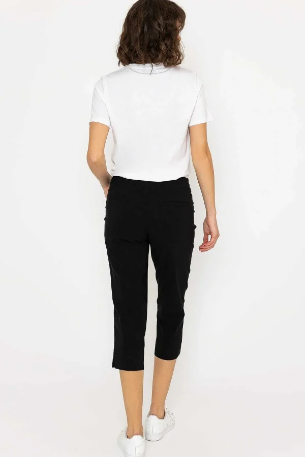 Kelly & Grace Weekend Bengaline Crop Pants In Black*Women Jeans & Trousers