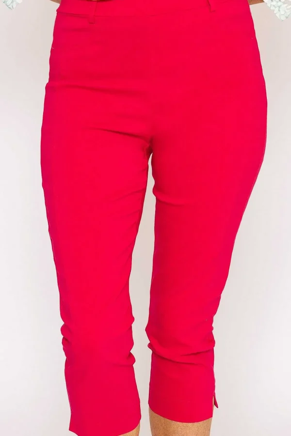 Voulez Vous Bengaline Cropped Trousers In Hot Pink*Women Jeans & Trousers
