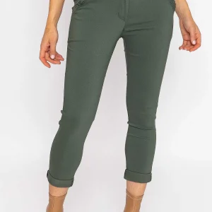 Pala D'oro Bengaline Trousers In Khaki*Women Jeans & Trousers