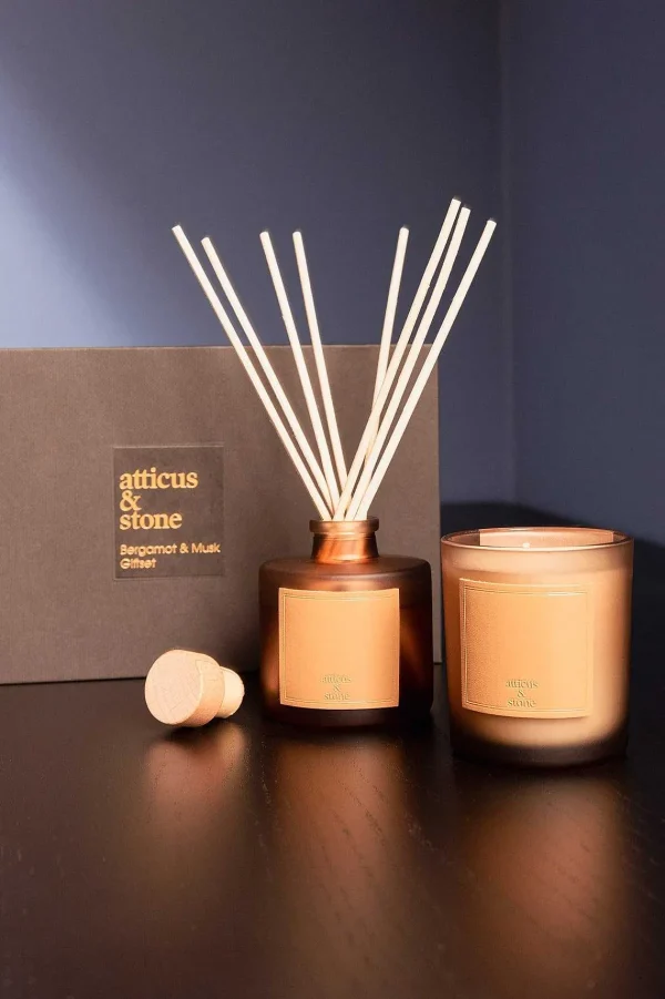 Atticus & Stone Bergamot And Musk Home Fragrance Giftset* Homeware