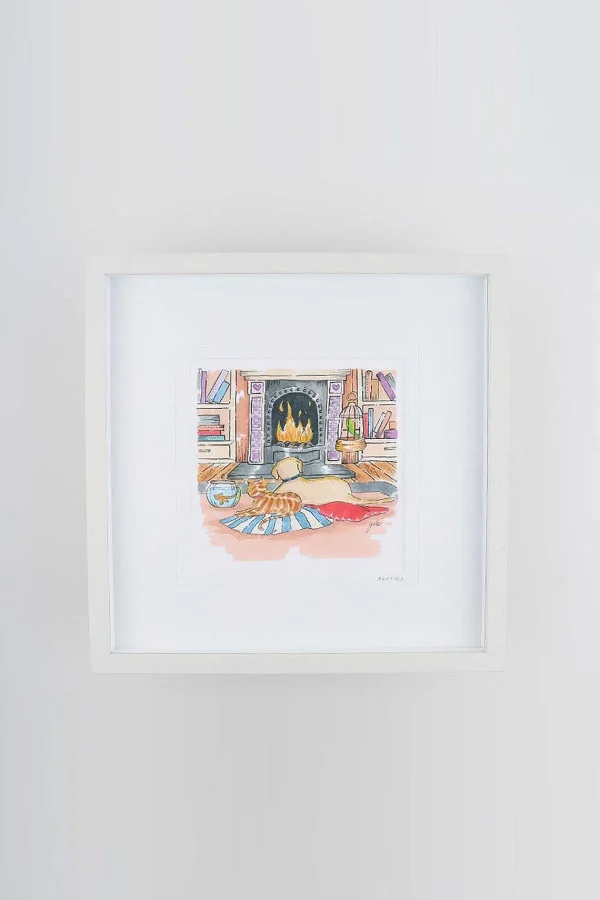 Blue Shoe Gallery Besties Large Framed Art Print* Wall Art