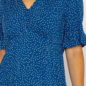 Rowen Avenue Betty Midi Dress In Blue Print* Skater