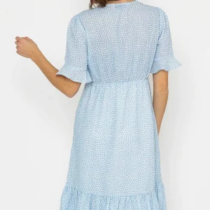 Rowen Avenue Betty Midi Dress In Light Blue Print*Women Dresses & Jumpsuits