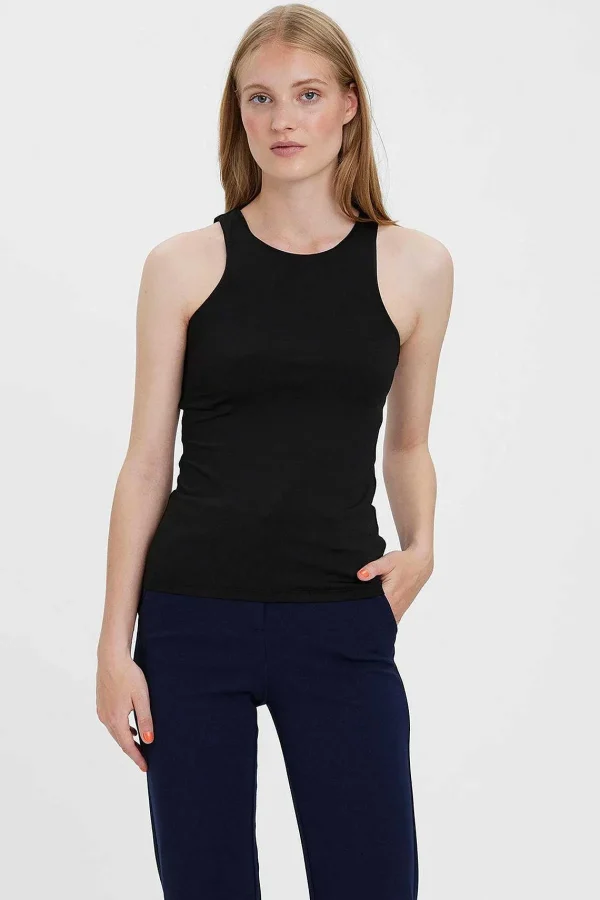 Vero Moda Bianca Tank Top In Black*Women Tops & Blouses