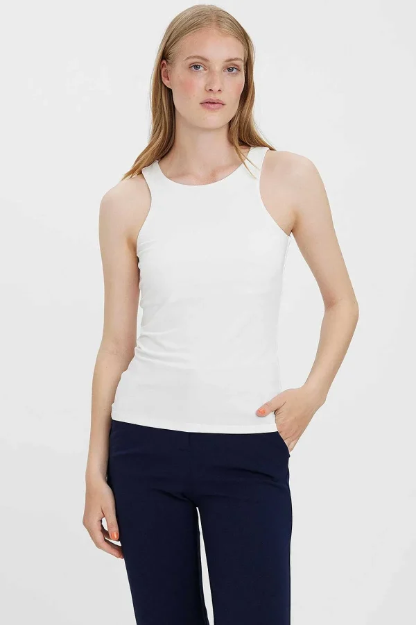 Vero Moda Bianca Tank Top In White*Women Tops & Blouses