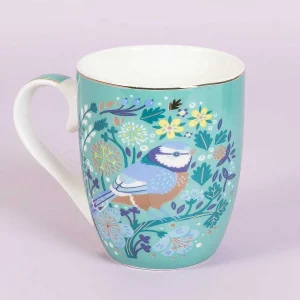 Tipperary Crystal Gift Birdy Mug - Blue Tit* Homeware