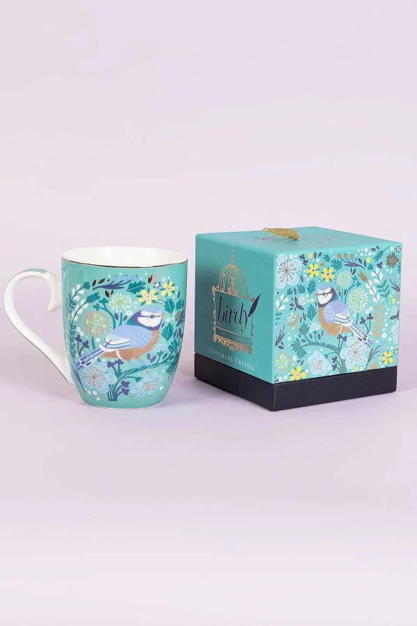 Tipperary Crystal Gift Birdy Mug - Blue Tit* Homeware