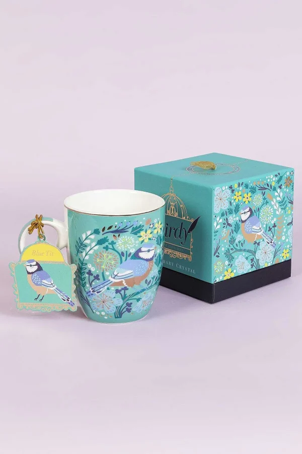 Tipperary Crystal Gift Birdy Mug - Blue Tit* Homeware