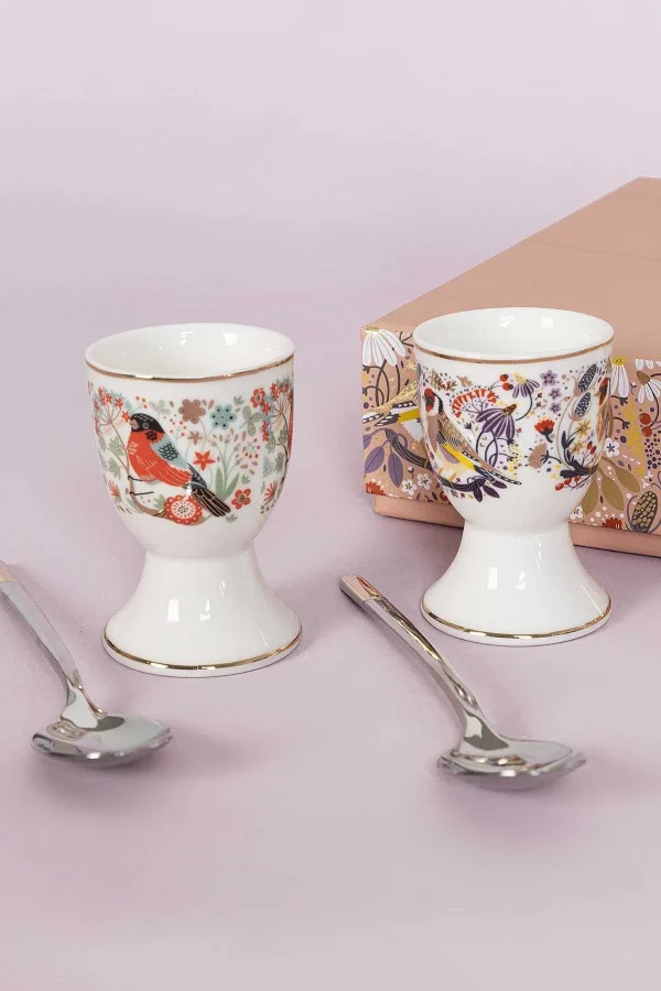 Tipperary Crystal Gift Birdy Set Of 4 Egg Cups* Homeware
