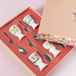 Tipperary Crystal Gift Birdy Set Of 4 Egg Cups* Homeware