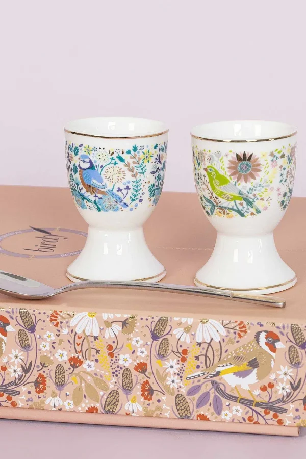 Tipperary Crystal Gift Birdy Set Of 4 Egg Cups* Homeware