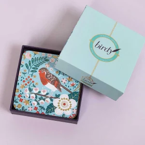 Tipperary Crystal Gift Birdy Set Of 6 Of Coasters* Homeware