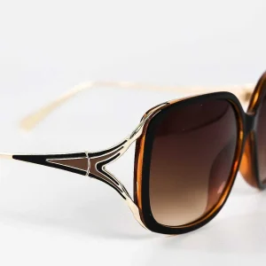 SOUL Accessories Black And Brown Contrast Arm Sunglasses*Women As Seen On Social
