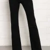 Pala D'oro Sport Black Flared Jeans*Women Jeans & Trousers