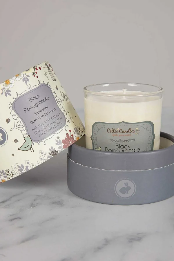 Celtic Candles Black Pomegranate Aromapot Round Tumbler 20Cl* Homeware