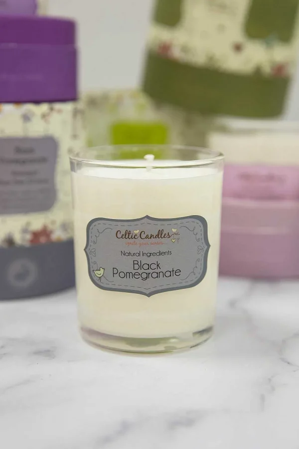 Celtic Candles Black Pomegranate Aromapot Round Tumbler 20Cl* Homeware