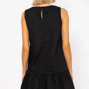 Rowen Avenue Black Poplin Mini Dress* Sale Dresses