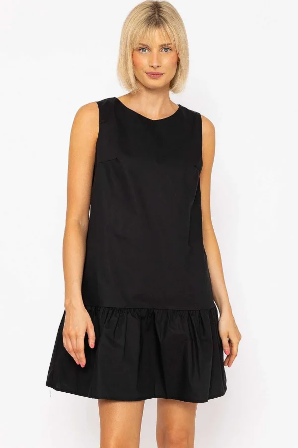 Rowen Avenue Black Poplin Mini Dress* Sale Dresses