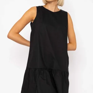 Rowen Avenue Black Poplin Mini Dress* Sale Dresses
