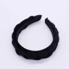 SOUL Accessories Black Velvet Plaited Hairband* Hair Bands