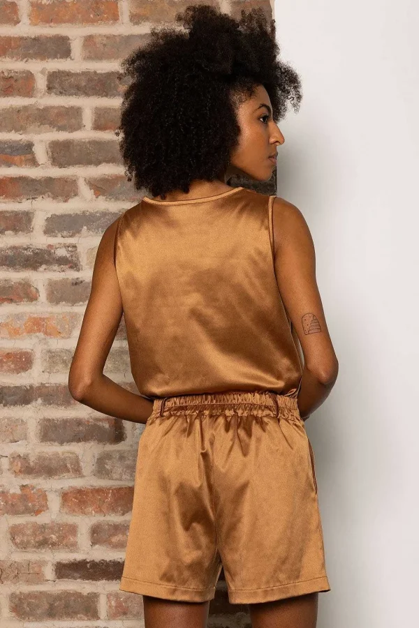 Pala D'oro Sport Blair Shorts In Bronze*Women Skirts & Shorts