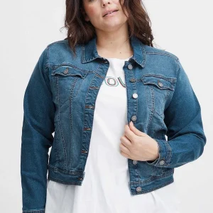 Simple Wish Blue Demin Jacket*Women Coats & Jackets