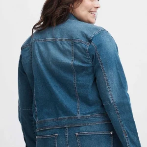 Simple Wish Blue Demin Jacket*Women Coats & Jackets