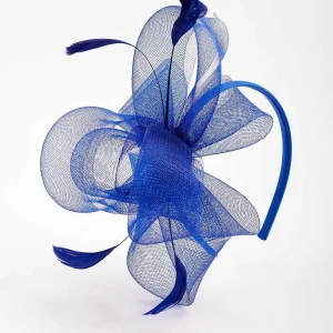 SOUL Accessories Blue Hairband Fascinator With Feathers* Fascinators