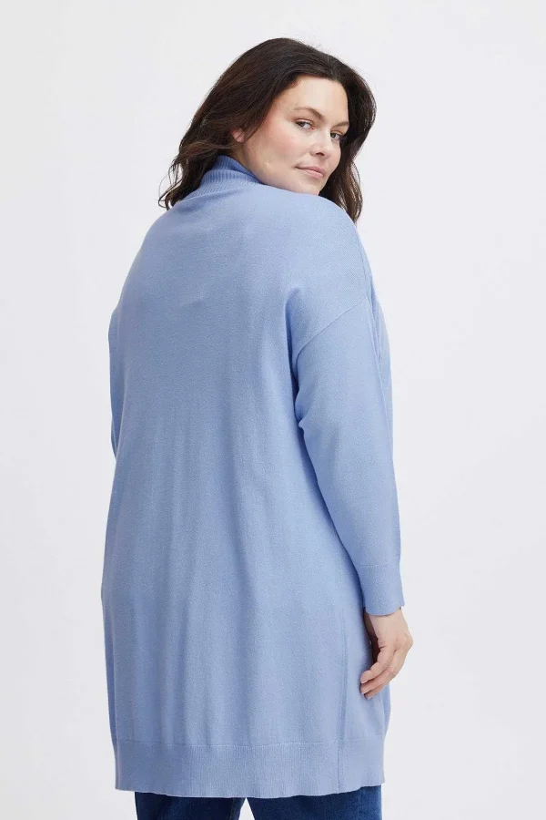 Simple Wish Blue Knitted Cardigan*Women Jumpers & Cardigans