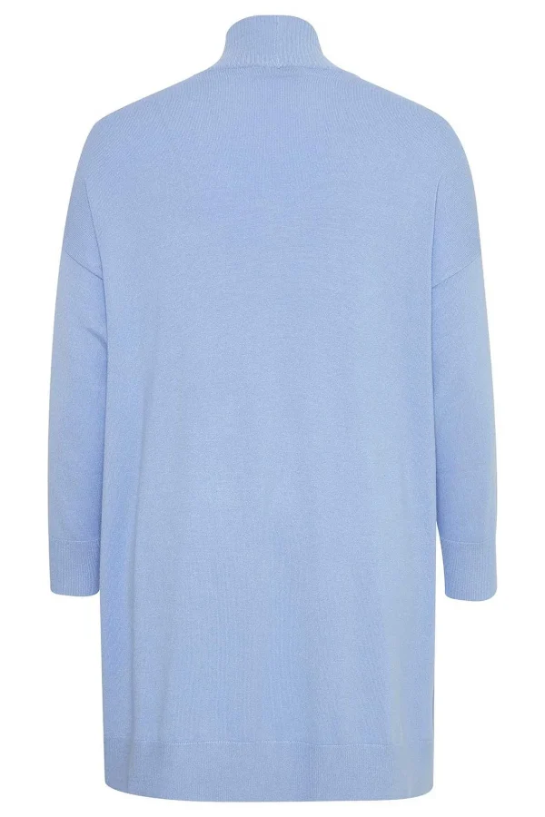 Simple Wish Blue Knitted Cardigan*Women Jumpers & Cardigans