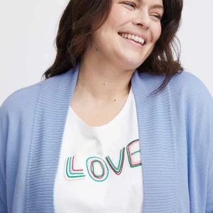 Simple Wish Blue Knitted Cardigan*Women Jumpers & Cardigans