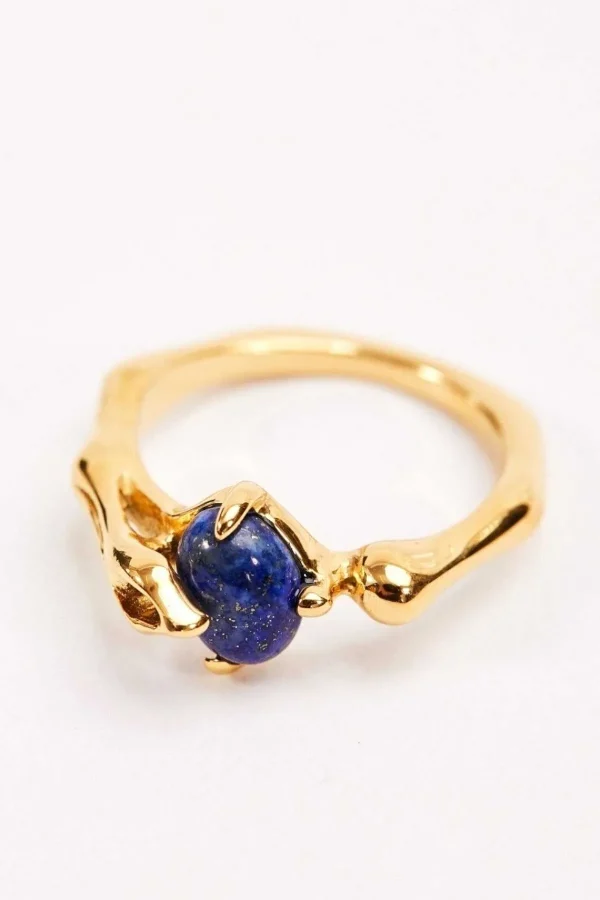 Joularie Blue Lapis Ring Size 8* Boxed Gifts