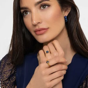 Joularie Blue Lapis Ring Size 7* Boxed Gifts