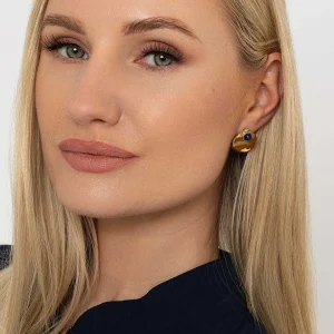 Joularie Blue Lapis Stud Earrings* Boxed Gifts