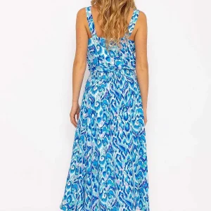 Rowen Avenue Blue Lurex Print Midi Skirt*Women Skirts & Shorts