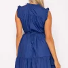 Kelly & Grace Weekend Blue Poplin Mini Dress* Sale Dresses