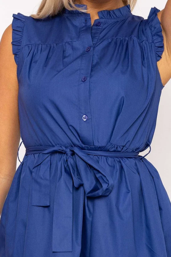 Kelly & Grace Weekend Blue Poplin Mini Dress* Sale Dresses