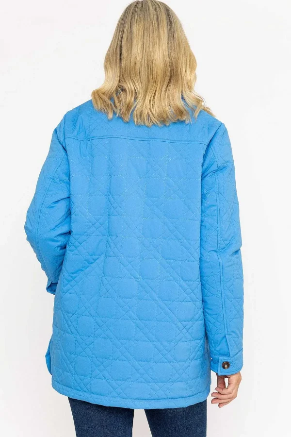 Voulez Vous Blue Quilted Jacket*Women Coats & Jackets