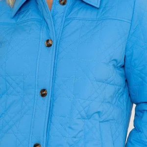 Voulez Vous Blue Quilted Jacket*Women Coats & Jackets