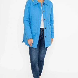 Voulez Vous Blue Quilted Jacket*Women Coats & Jackets