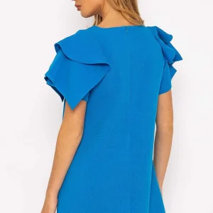 Rowen Avenue Blue Shoulder Detail Mini Dress*Women Dresses & Jumpsuits