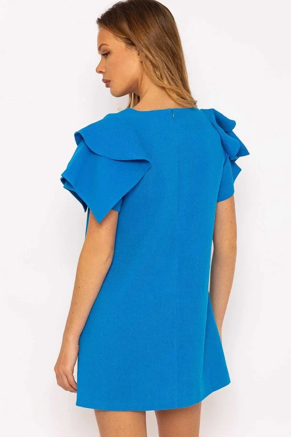 Rowen Avenue Blue Shoulder Detail Mini Dress*Women Dresses & Jumpsuits