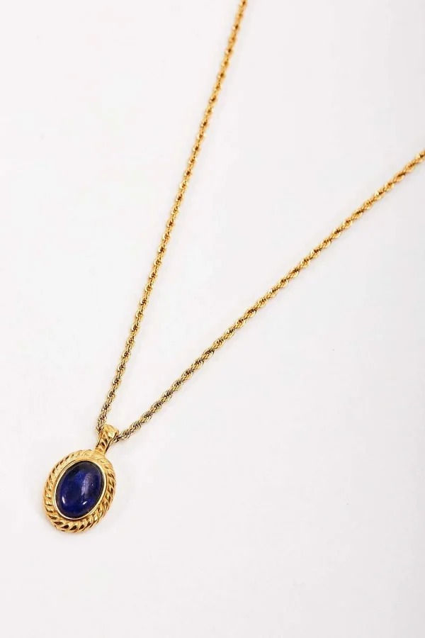 Joularie Blue Stone Necklace* Boxed Gifts