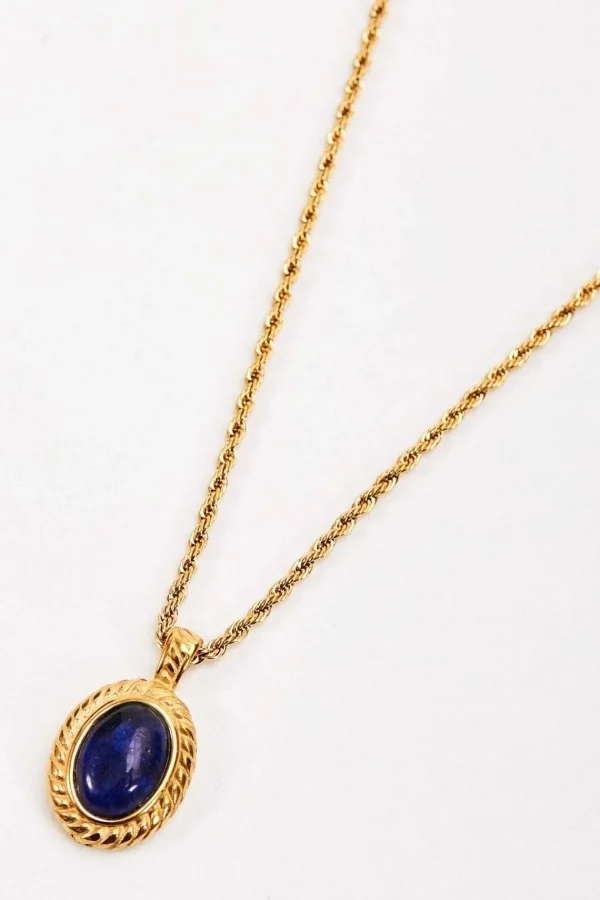 Joularie Blue Stone Necklace* Boxed Gifts