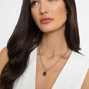Joularie Blue Stone Necklace* Boxed Gifts